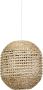 Light & Living Tripoli Hanglamp Rotan Naturel Wit Ø42x47cm - Thumbnail 1