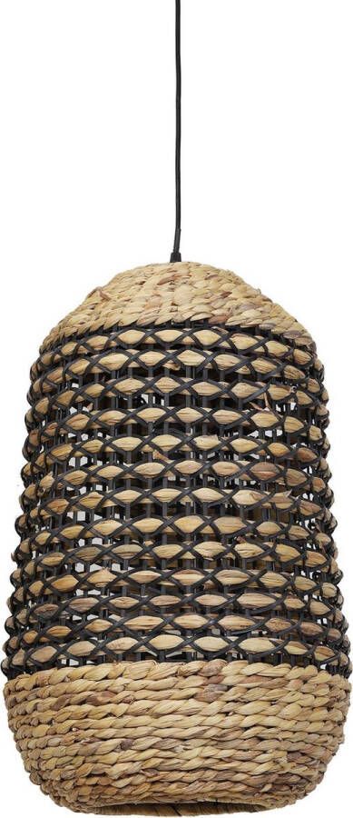 Light & Living Tripoli Hanglamp Rotan Naturel Zwart Ø37 5x58cm