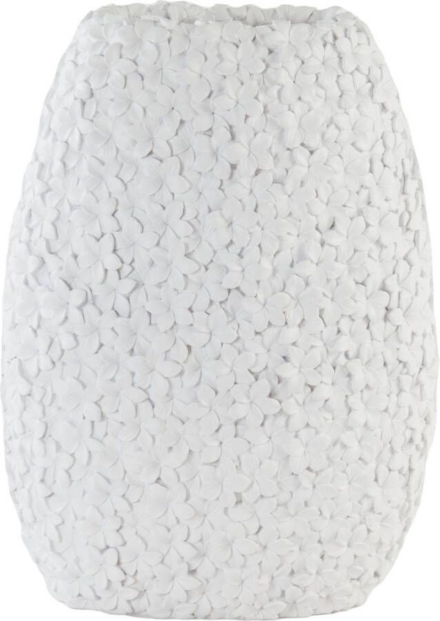 Light & Living Vaas Aloha Wit 38x23x50cm Modern