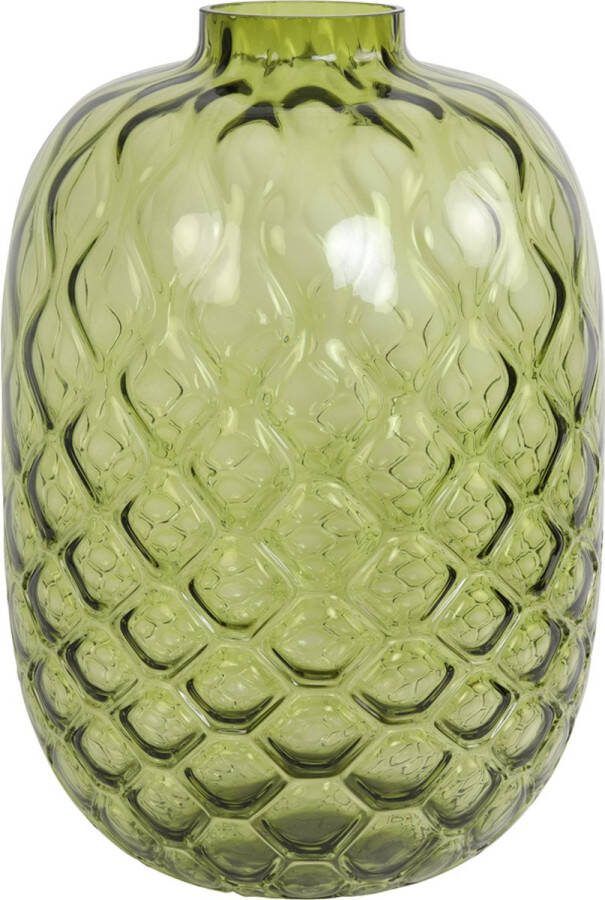 Light & Living Vaas Carino Ø34x50cm Groen