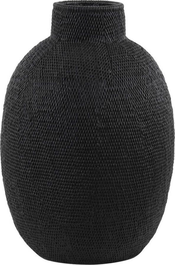 Light & Living Vaas deco Ø40x60 cm MASHABA zwart