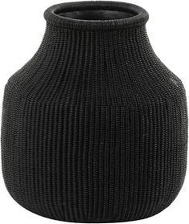 Light & Living Light&living Vaas deco Ø30x35 cm MOKADO zwart