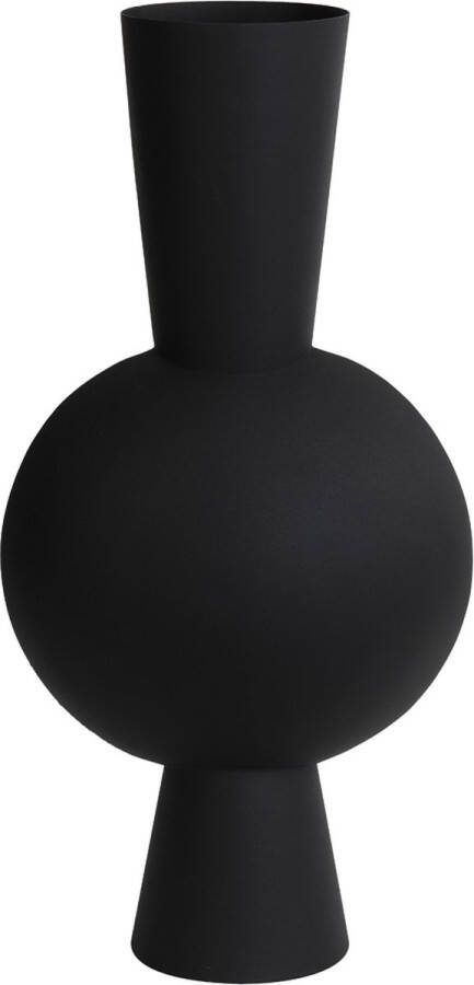 Light & Living Vaas 'Kavandu' 100cm kleur Mat Zwart