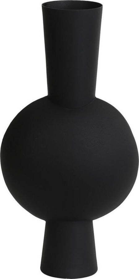 Light & Living Vaas Kavandu Zwart 40 cm Modern