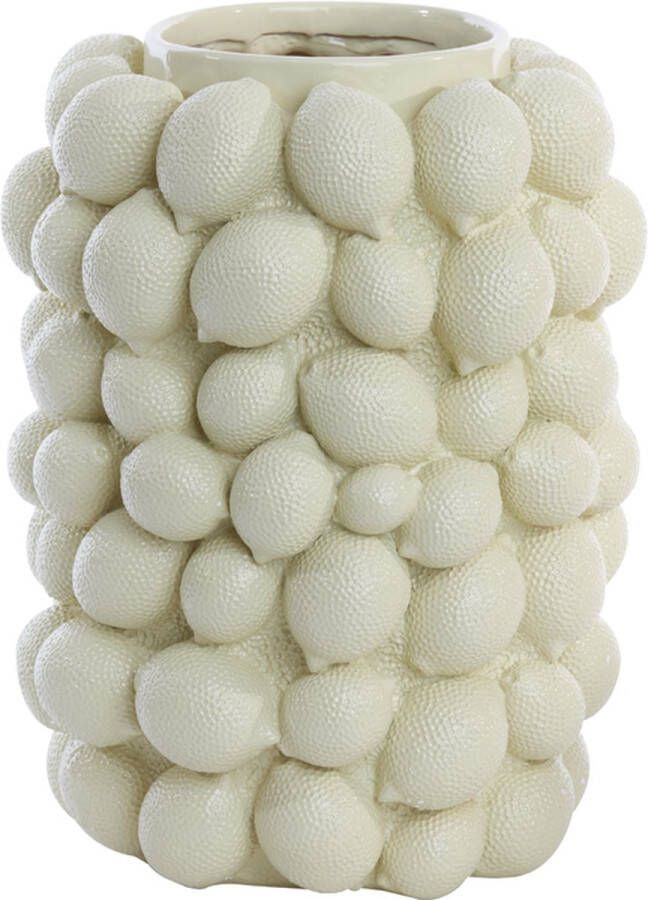Light & Living Vaas Lemon Geel Ø31cm Modern