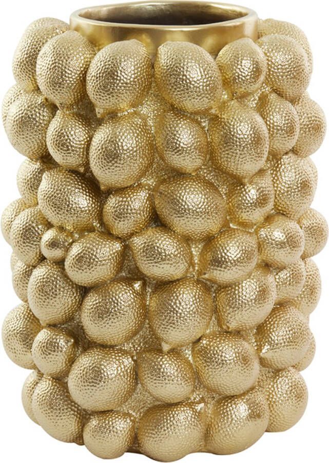 Light & Living Vaas Lemon Goud Ø31cm Modern