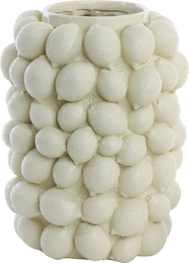 Light & Living Vaas Lemon Geel Ø31cm Modern