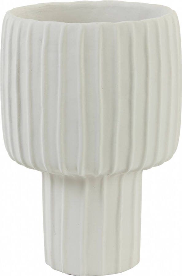 Light & Living Light&living Vaas deco Ø24x35 cm MAJA cement crème