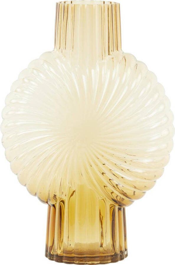 Light & Living Light&Living Vaas 27x13x40 cm MIA glas perzik