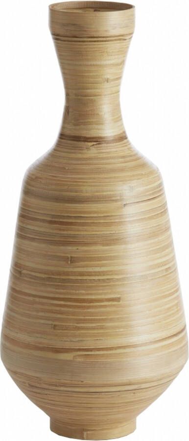 Light & Living Light&living Vaas deco Ø26x58 cm TULUA bamboe naturel