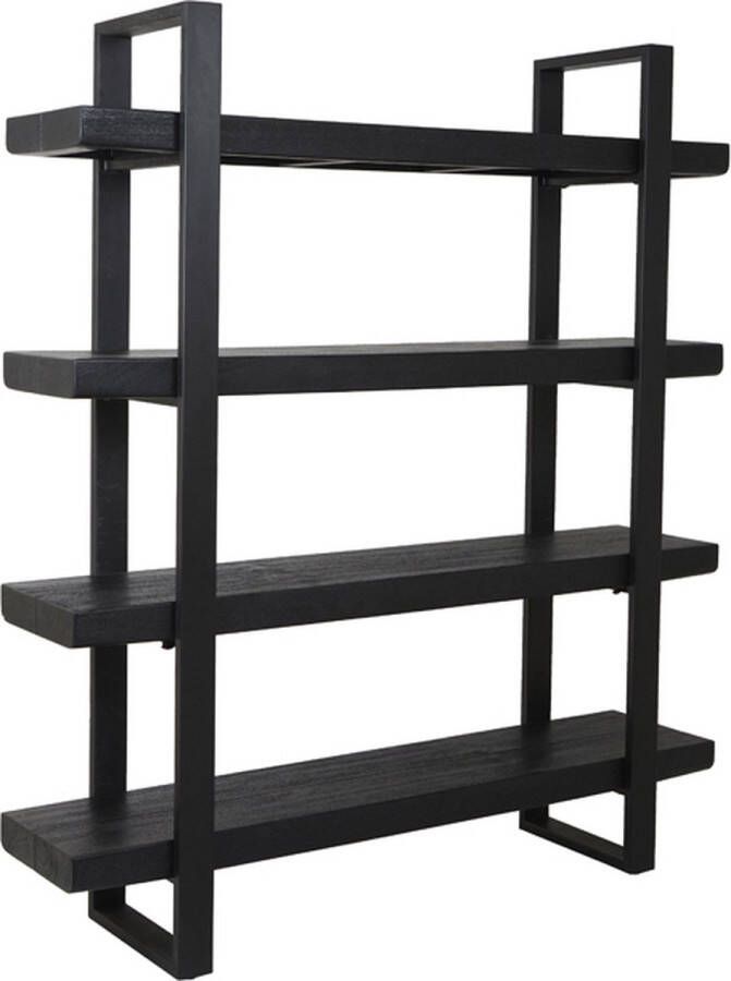 Light & Living Light&living Kast 4L 160x40x184 cm MUDEN mango hout mat zwart