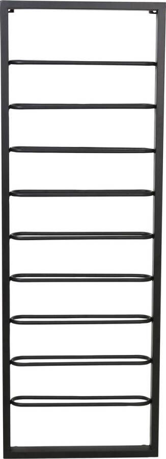 Light & Living Wijnrek Amore Zwart 9 Flessen Modern