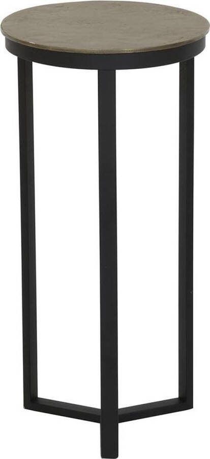 Light & Living Zuil Retiro 60cm hoog Mat Zwart Antiek Brons Rond