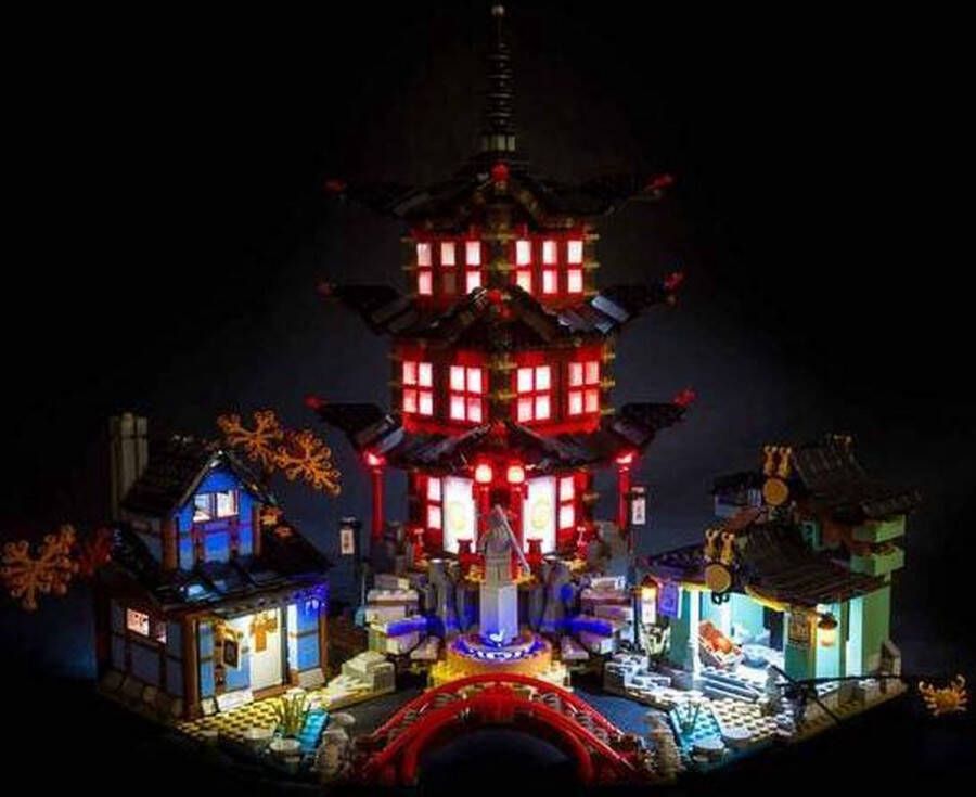 Light My Bricks -Geschikt voor LEGO Ninjago Temple of Airjitzu 70751 Verlichtings Set