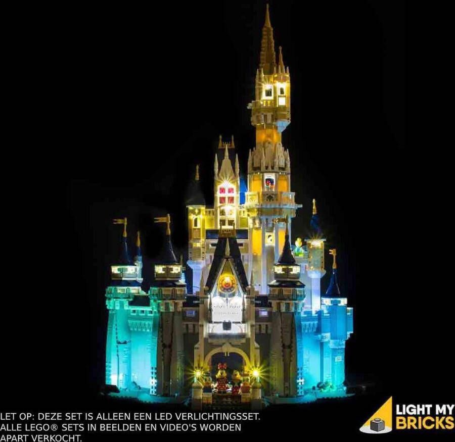 Light My Bricks Verlichtingsset geschikt voor LEGO Disney Castle 71040