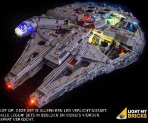 Light My Bricks Verlichtingsset geschikt voor LEGO Star Wars UCS Millennium Falcon 75192