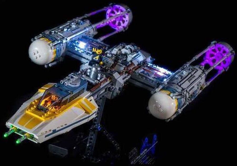 Light My Bricks Geschikt voor LEGO Star Wars UCS Y-Wing Starfighter 75181 Verlichtings Set
