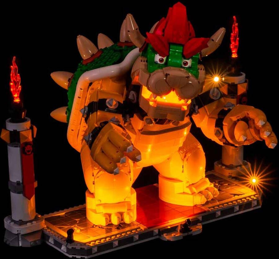 Light My Bricks Verlcihtingsset voor LEGO#71411 Super Mario The Mighty Bowser Lichtset