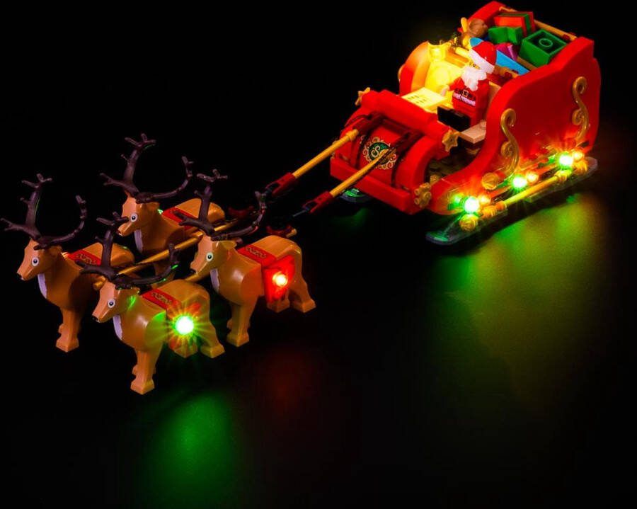 Light My Bricks Verlichtingsset geschikt voor LEGO De slee van de kerstman 40499