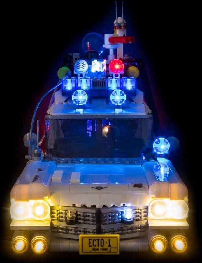 Light My Bricks Verlichtingsset geschikt voor LEGO Ghostbusters Ecto 1 set 10274 + Afstandsbediening