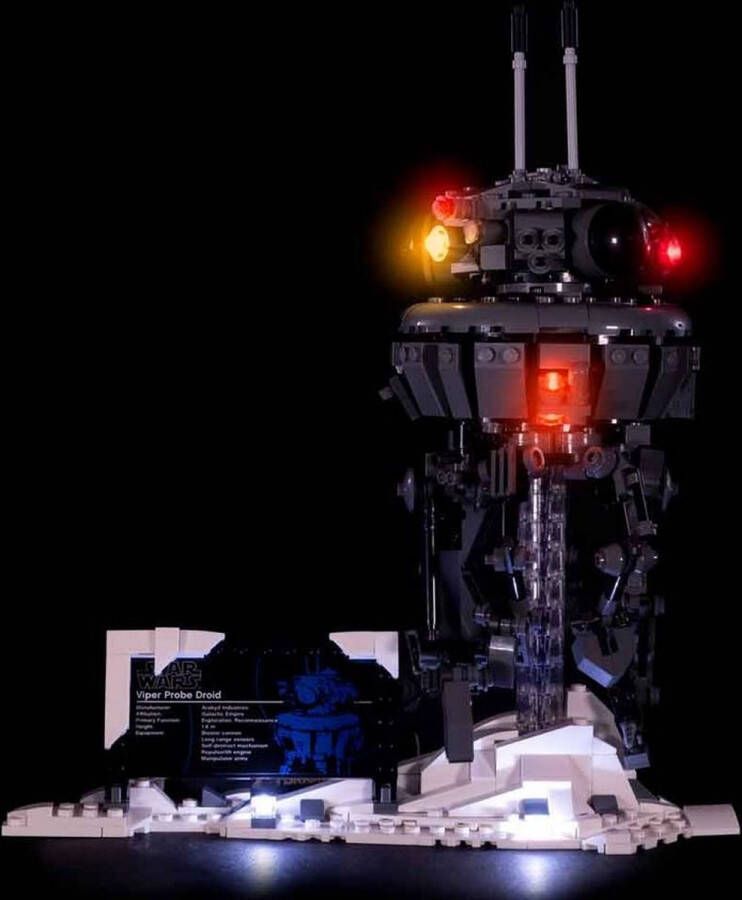 Light My Bricks geschikt voor LEGO Star Wars Imperial Probe Droid 75306 Verlichtings Set