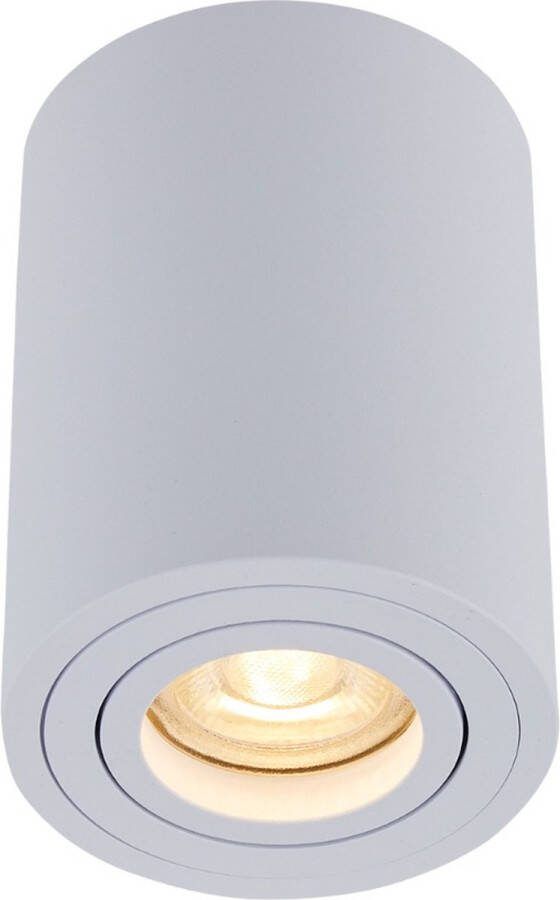 Lighto Moderne plafondspot wit draaibaar en kantelbaar Rond