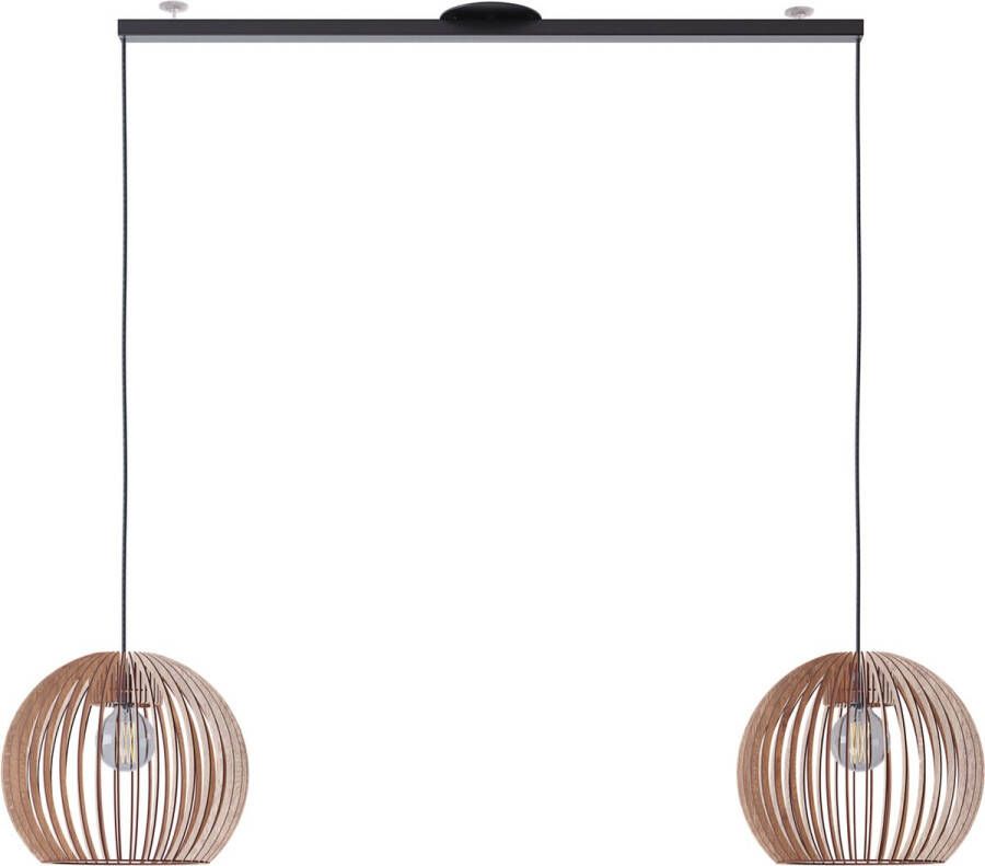 Lightswing Twin Ophangsysteem voor twee Hanglampen tot 2 5 KG per lamp Mat Zwart 90cm Verplaatsbare Verlichting Verstelbare Lamp Systeem