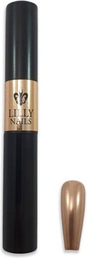 Lilly Nails Chrome Pen Rosé bronze