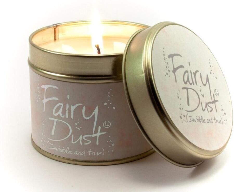Lily Flame Geurkaars in blik-fairy dust