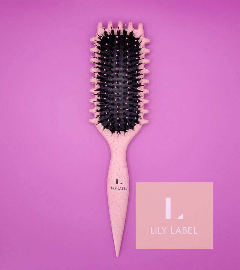 Lily Label Original Define Styling Brush Bounce Curl Bounce Curl Define Styling Brush Haarborstel Curly Girl CG proof Defining Brush Definiërende borstel Styling borstel Krullen Detangler Krullenkapper