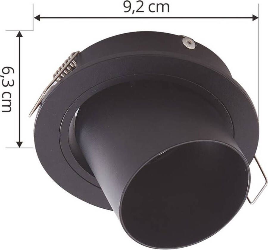 Lindby buitenspot 1licht metaal GU10 zwart