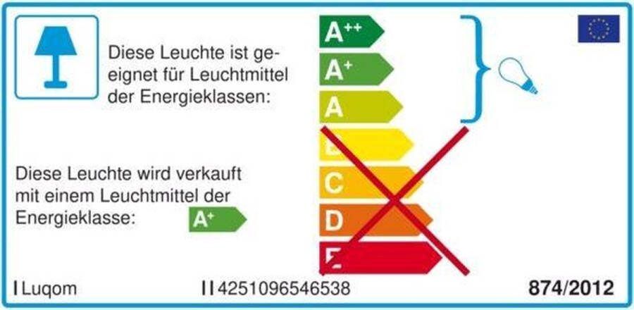 Lindby buitenspot 5lichts glas hout metaal H: 21 cm E14 wit helder hout