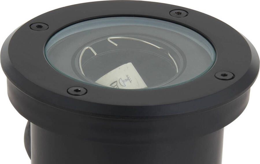 Lindby Grondspots 1licht ABS H: 14 cm GU10 zwart