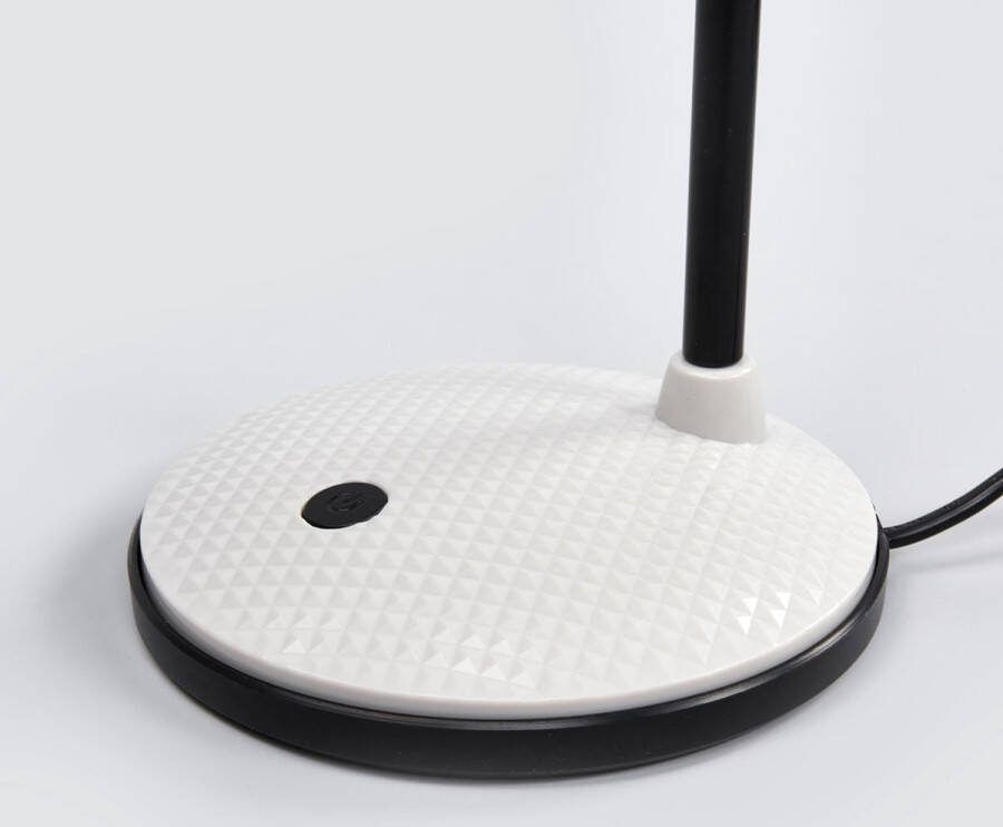 Lindby LED bureaulamp 1licht kunststof H: 36.5 cm lichtgrijs zwart Inclusief lichtbron