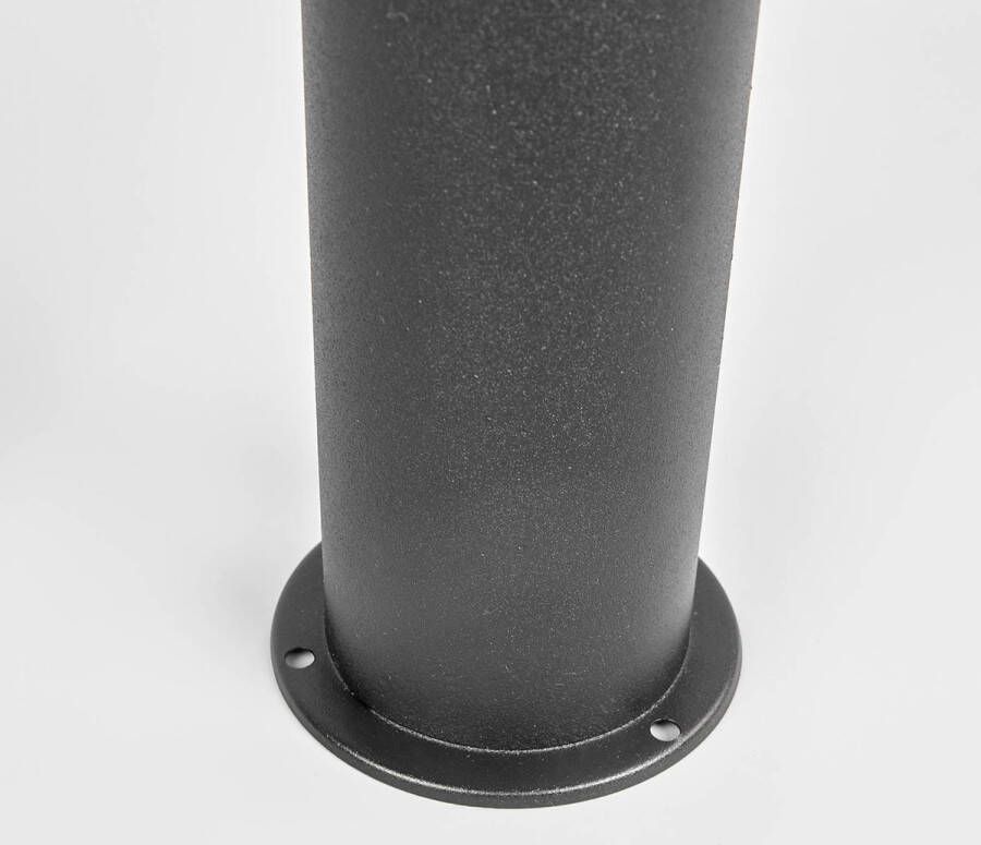 Lindby Padverlichting zuillampen 1licht roestvrij staal kunststof H: 60 cm zwart transparant Inclusief lichtbron