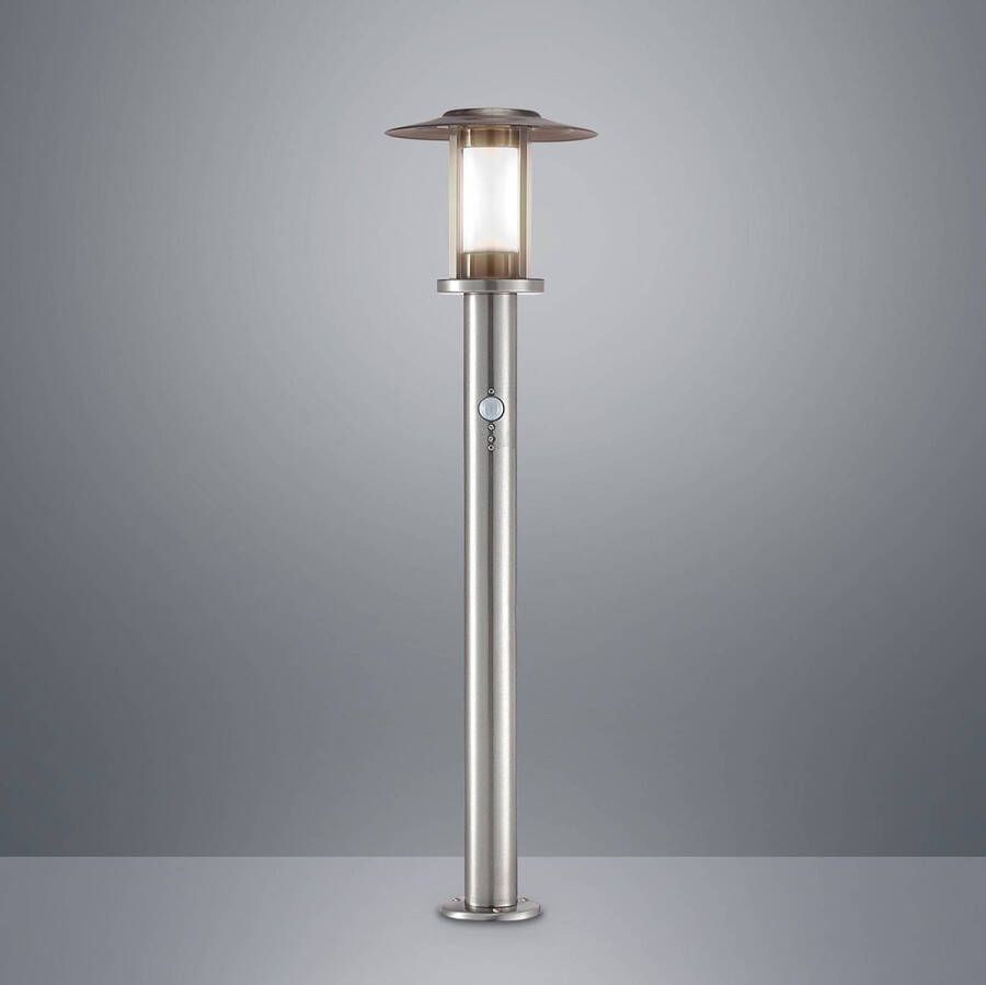 Lindby Padverlichting zuillampen roestvrij staal polycarbonaat H: 76 cm roestvrij staal