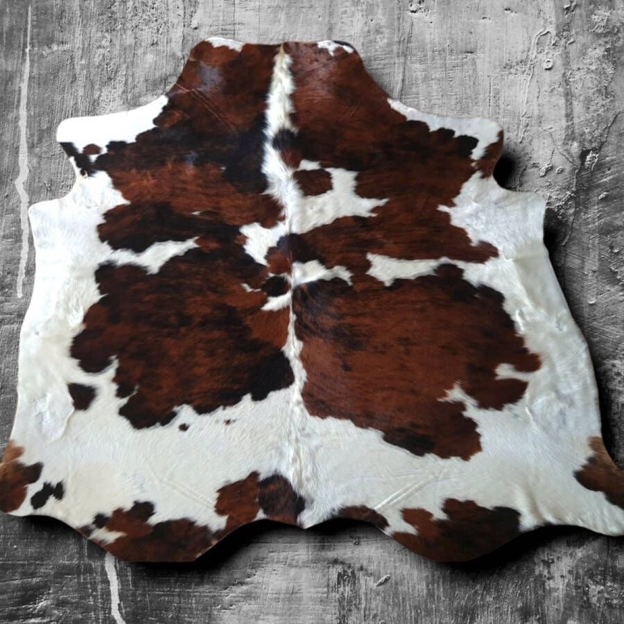 Lindian Style Koeienhuid tricolor Normandiër 220x210 A.44 rood bruin zwart wit