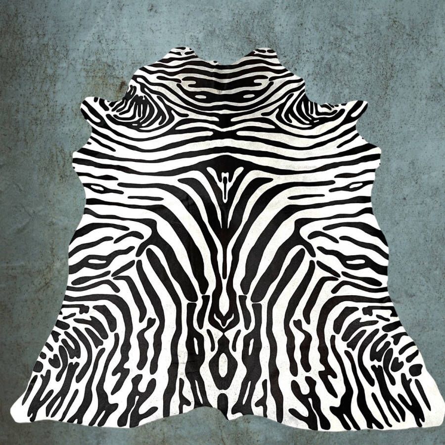 Lindian Style Zebra koeienhuid vloerkleed 210x180