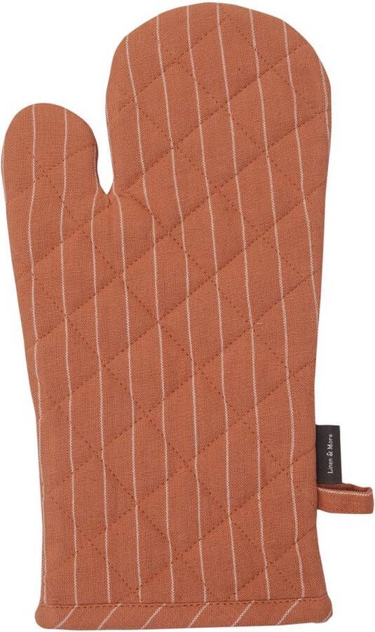 Linen & More Ovenwant 'Pinstripe' (Bruin)