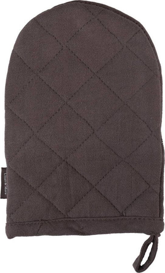 Linen & More Ovenwanten 'Jazz' (Set van 2 Dark Grey)