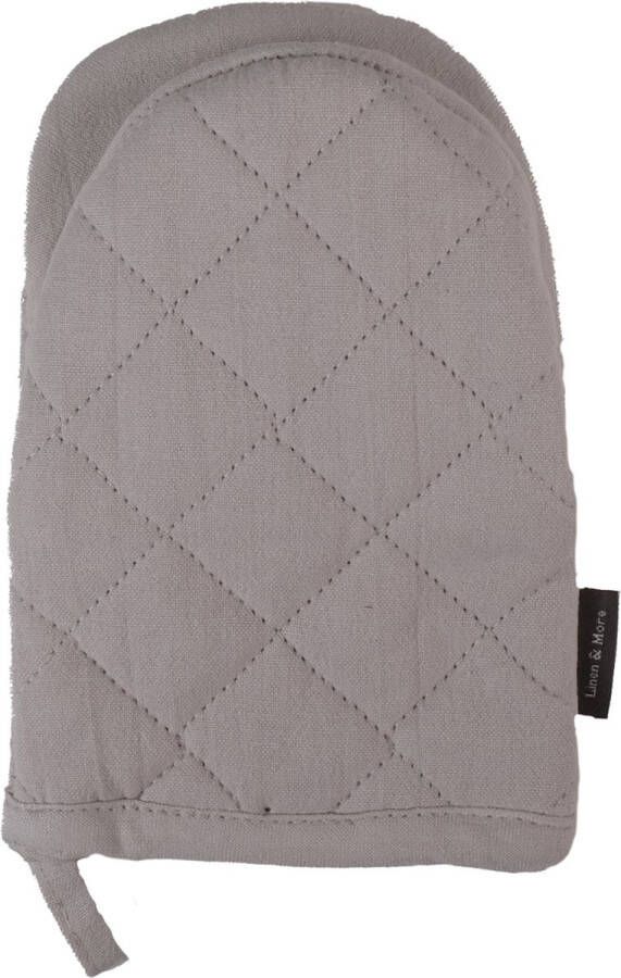 Linen & More Ovenwanten 'Jazz' (Set van 2 Light Grey)