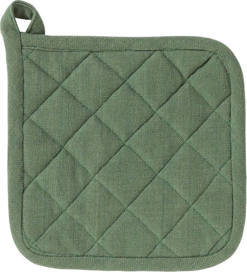 Linen & More Pannenlap army green Indy