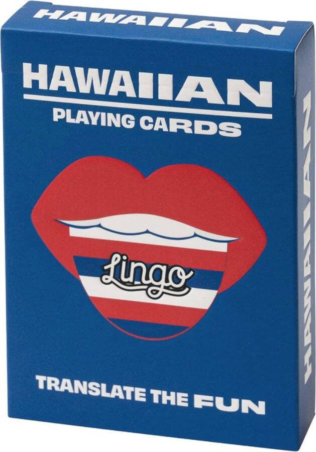 Lingo Hawaiiaanse speelkaarten- playingcards- talen leren- Hawaiiaanse- jong en oud- Hawaiiaanse woordenschat- Leer Hawaiiaanse woordenschat op een leuke en gemakkelijke manier- 52 essentiële vertalingen- Leren- reizen- spelen