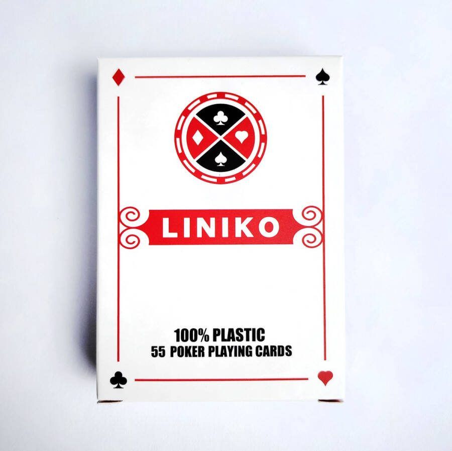 LINIKO Officiële Speelkaarten 100% Plastic