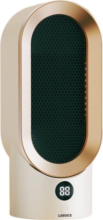 Linocs Elektrische kachel PRO Elektrische verwarming voor binnen 500 800W Heater Stopcontact