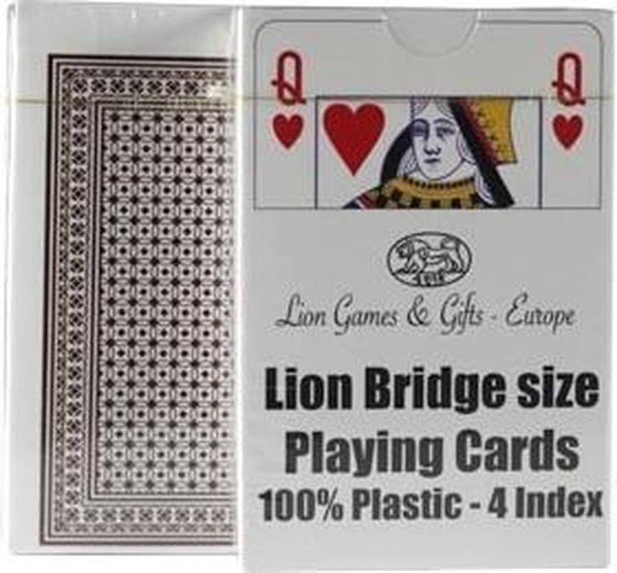LION-GAMES Lion 100% plastic Bridge formaat 4 Index