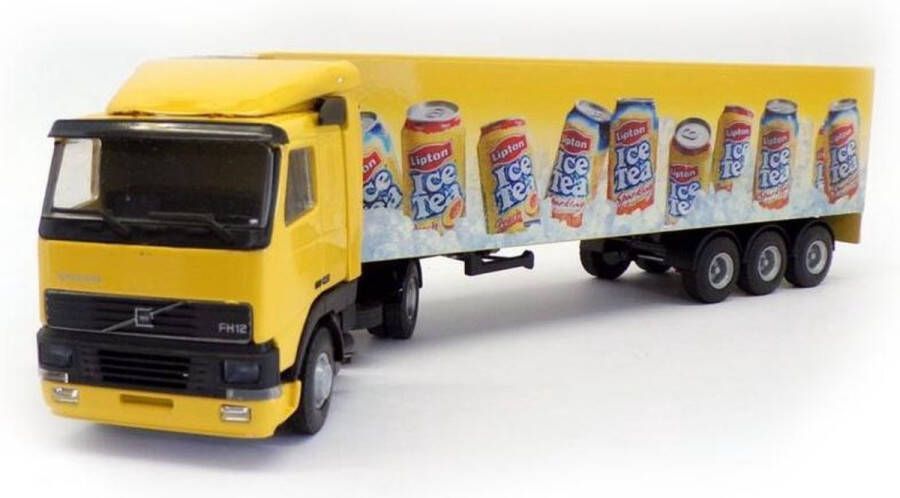 Lion Toys Ice Tea Volvo Truck met Trailer (40 cm) 1 50 [Modelauto Schaalmodel Miniatuurauto Model auto Vrachtwagen Truck]