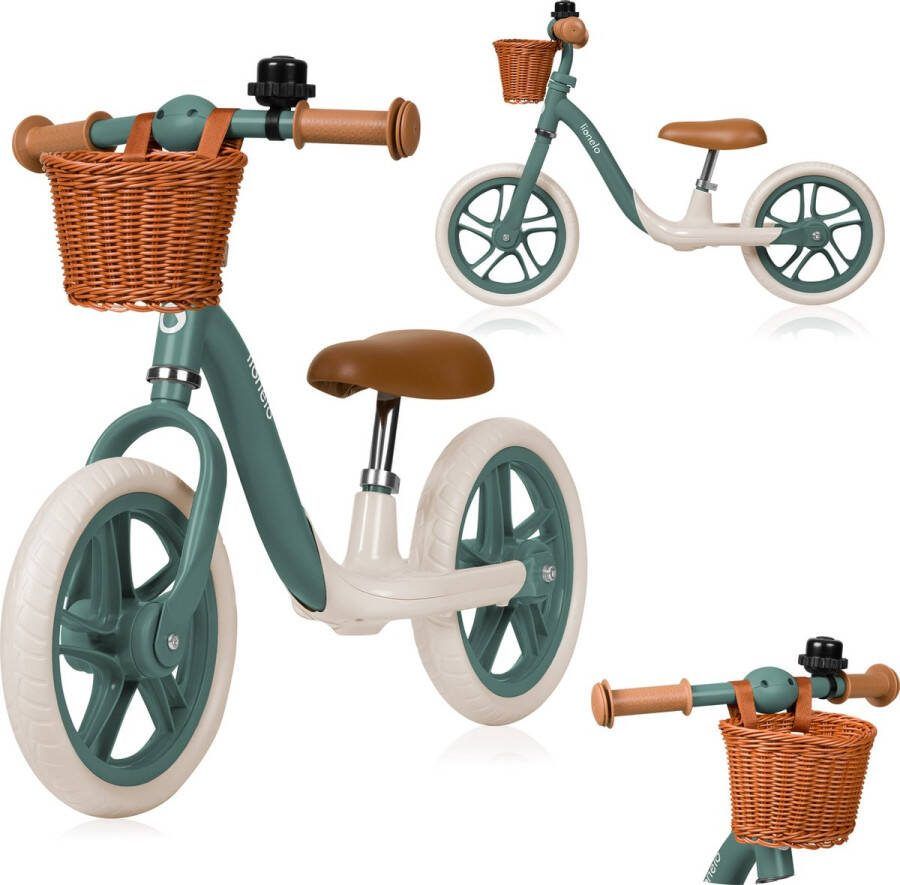 Lionelo Alex Plus Kinder Loopfiets met Schuim Wielen Voor Kinderen van 3 tot 6 Jaar zonder Pedalen