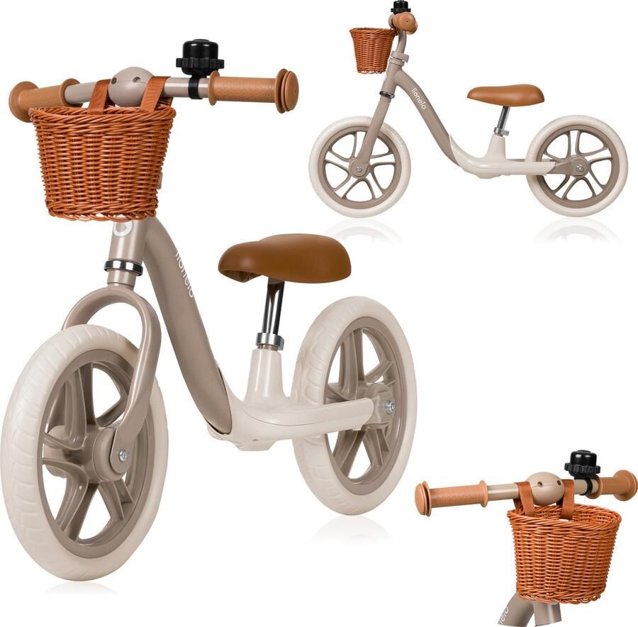 Lionelo Alex Plus Kinder Loopfiets met Schuim Wielen Voor Kinderen van 3 tot 6 Jaar zonder Pedalen