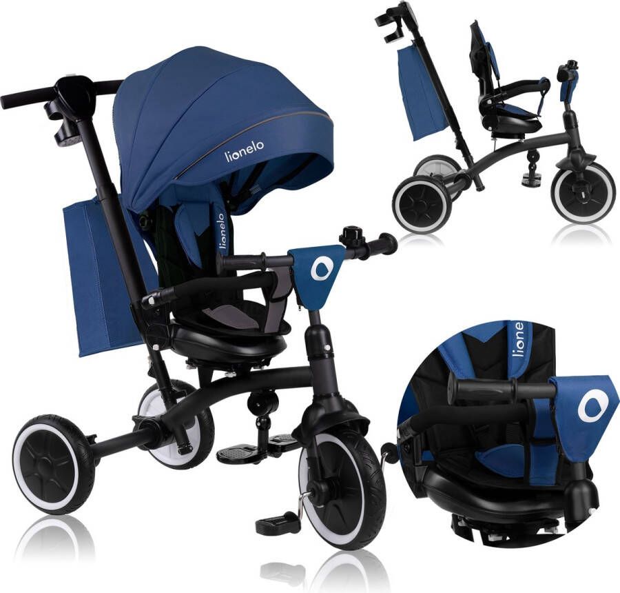 Lionelo Tris Plus Driewieler Kinderfiets 2-in-1 tot 5 Jaar Driewieler tot 25 kg